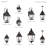 Anousha Water Glass Outdoor Wall Lantern-1395064968