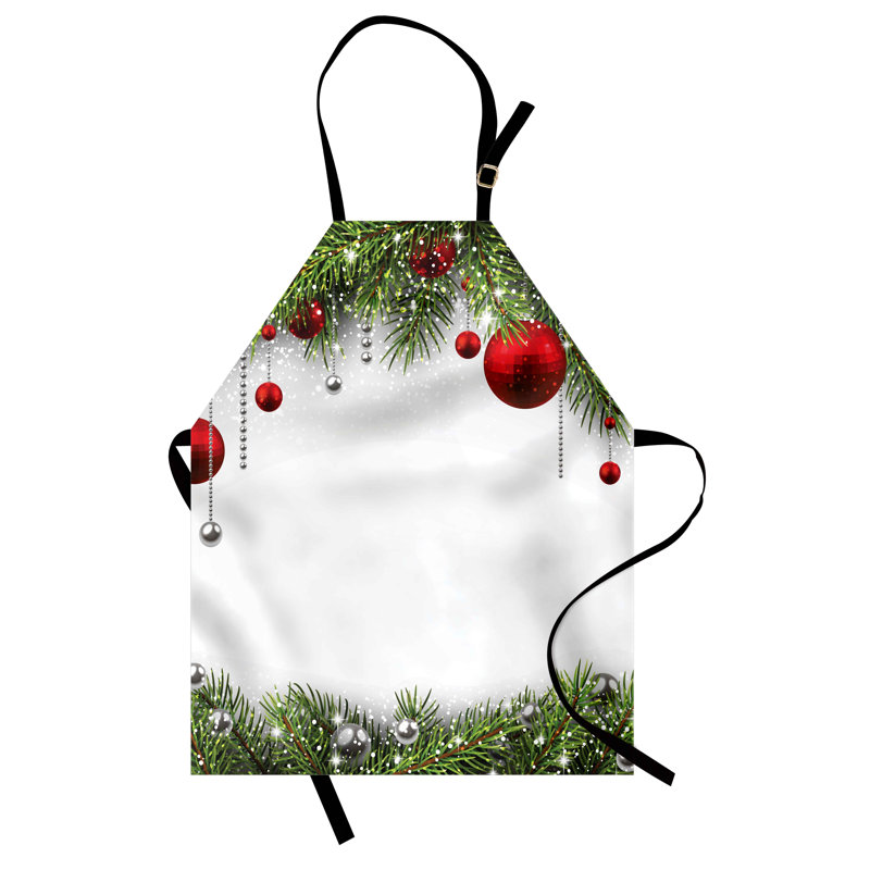Tablier de Noël sans motif bavoir