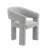 Upholstered Barrel Dining Arm Chair-1622306066
