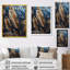«Misael Gold Feather Glamour I», reproduction sur toile-88528728-88528729