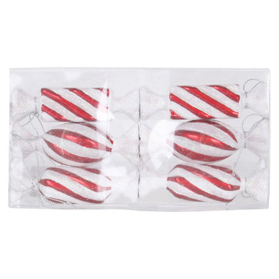 Ornements de bonbons scintillants 4 po