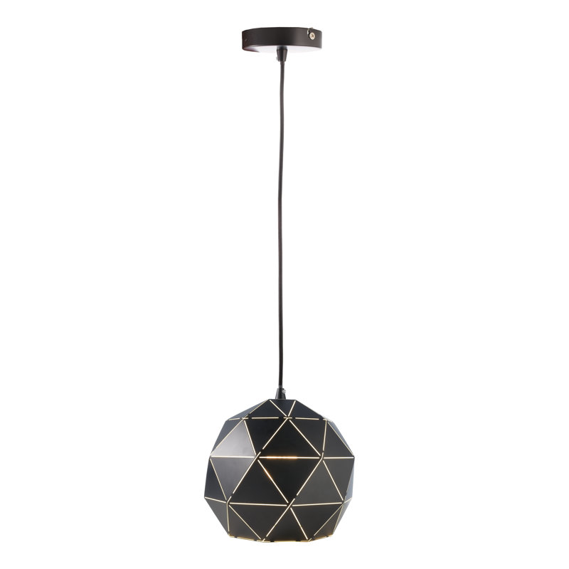 Ball LED Pendant Light 1-light Asterope, Black