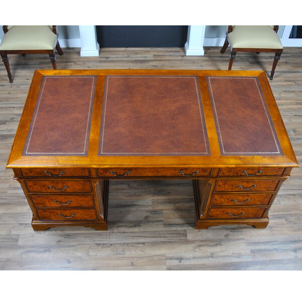 Design Toscano Clemenceau Partners Mahogany Writing Desk