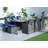 6 - Person Wicker Patio Dining Set with Rectangular Table , Cushions Included-93842994-93842997