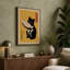 Cat with Fish Japandi - Wrapped Canvas-1903950866-1903950868