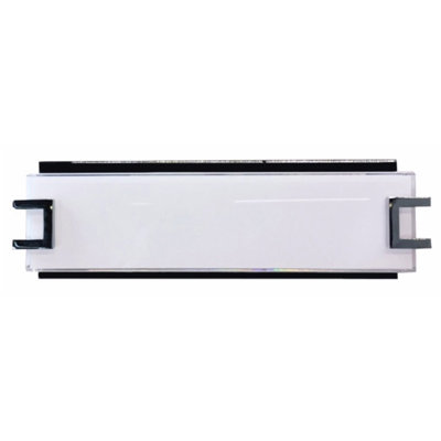 Alayna - coiffeuse à DEL - l 18 po - chrome - diffuseur en verre opale