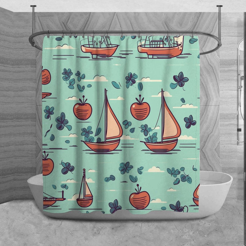 Tameira Shower Curtain, 70" W x 73" H