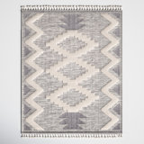 Highpoint Geometric Medium Gray/Ivory Area Rug