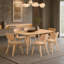 Ensemble de table de salle à manger Nova pour 4 personnes - Design scandinave moderne avec chaises incurvées ergonomiques-1871961185-1616537419