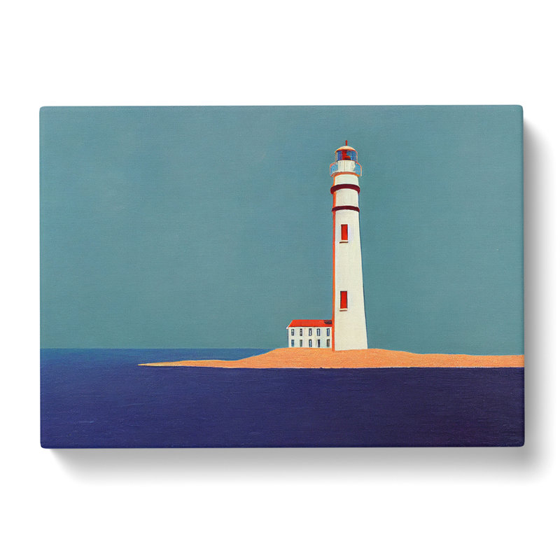 Glorious Lighthouse - Wrapped Canvas, 35cm H x 50cm W x 3cm D