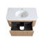 Meuble-lavabo mural avec lavabo et tiroirs-128923450