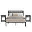 3 - Pieces Full / Double Bedroom Set in Black
