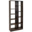 Rosalee 67" Freestanding 9-Tier Open-Back Bookshelf, Coffee Brown