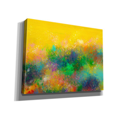 «Epic Graffiti« The Van Gogh's Garden »par Cesare Bellassai, art mural sur toile, 34 po x 26 po