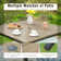 Dawlton 4 - Person Metal Patio Dining Set with Square Table