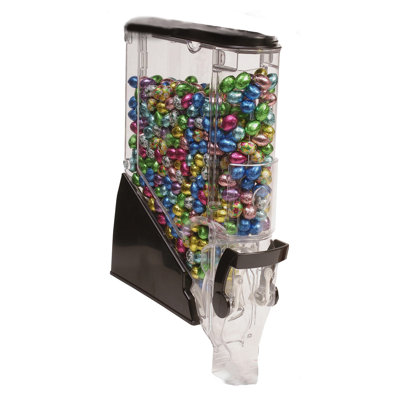 (6) (04107Tr-Mbs) 4"X18" Tf Gravity Bins, Black