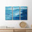 Crashing Waves II - peinture sur toile tendue 3 pièces-883674309