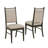 Cipolla Wood Finish Beige Fabric Dining Chair-105512472