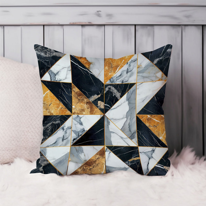 Abstract Geode Shapes IX Modern, 20"H x 20"W