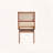 Velentina Rattan & Natural Finish Side Chair, Set of 2