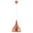 Modern Copper Chandelier, 33.5 x 8.7 inches | Durable Metal Body with Copper Finish, E27 Socket (Max 6W) | Scandinavian Design, Elegant & Stylish Lighting for Home, IP20 Rated for Indoor Use