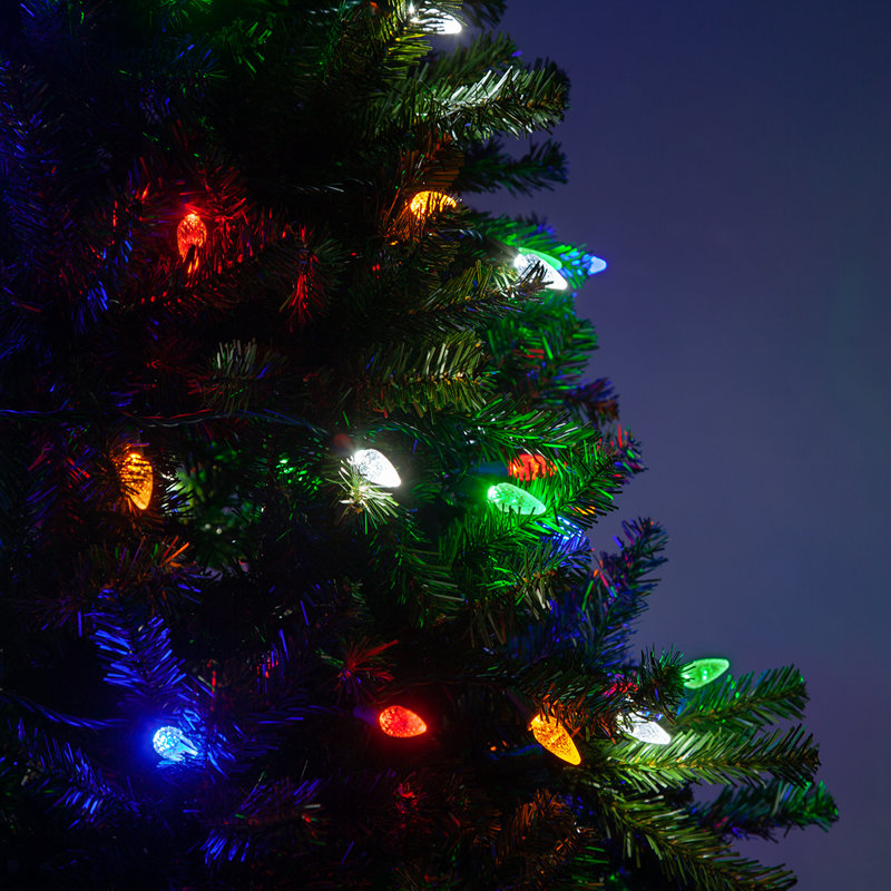 70 Light C6 LED Christmas String Lights, Multicolor 1