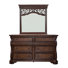 Ashyla King Sleigh Bed, Dresser & Mirror, Chest, Nightstand Bedroom Set
