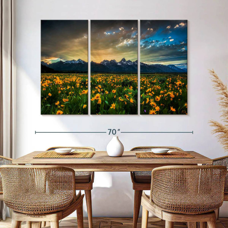 Rayons de soleil Alvord Grand Teton, H 42 po x l 65 po