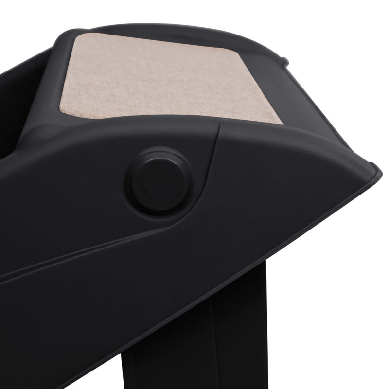 Jonathon Stairs With 4 Steps, Black