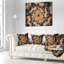 Coussin décoratif floral à fleurs fractales-30720044-30720048