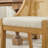 Rustic Wooden Style Rattan Dining Chairs-1981763041