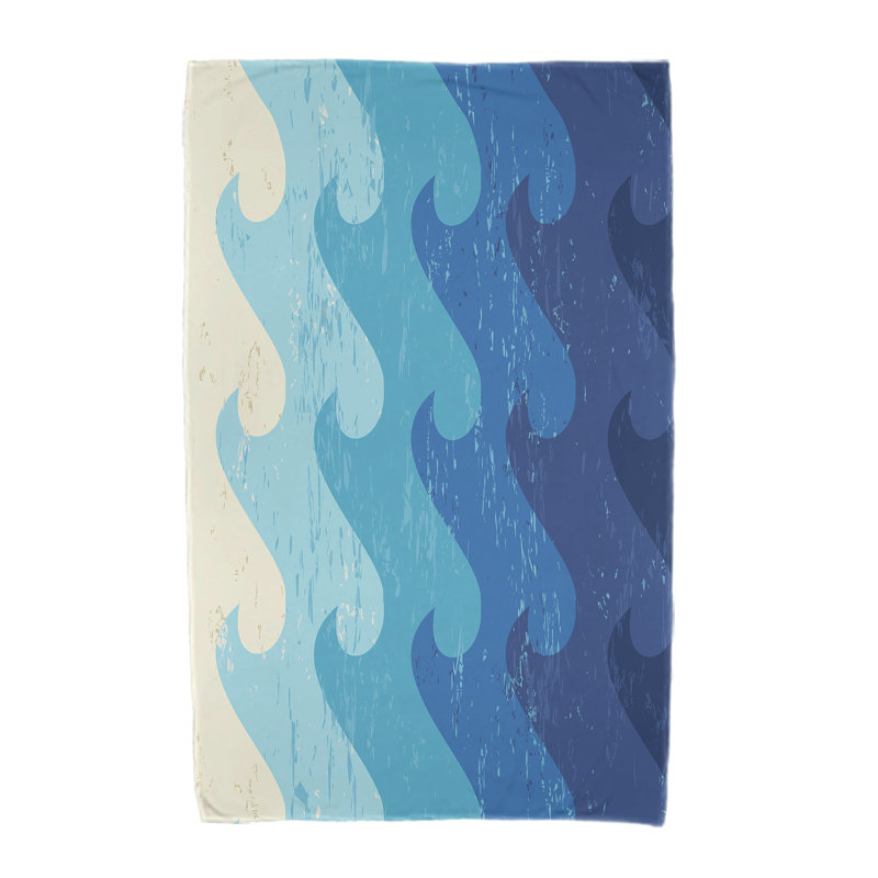 Serviette de plage Deep Sea, Bleu