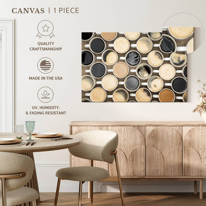 Yarlin Brewtiful Coffee Cups, 30" H x 45" W