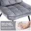 Fauteuil d'appoint moderne avec repose-pieds Solara-1471808006