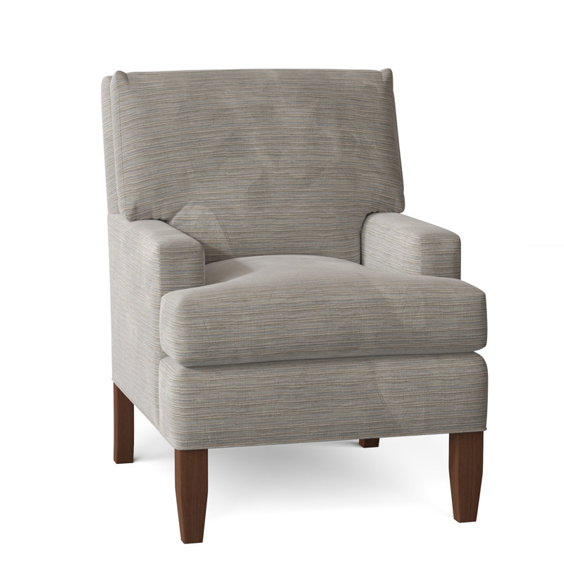 Huntington 31" Wide Down Cushion Armchair, Elizabeth Bone, Brown, 39" H x 29" W x 36" D