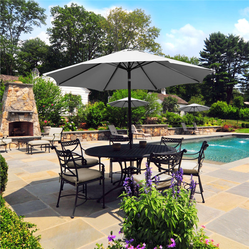 Traditional Parasol, Gray