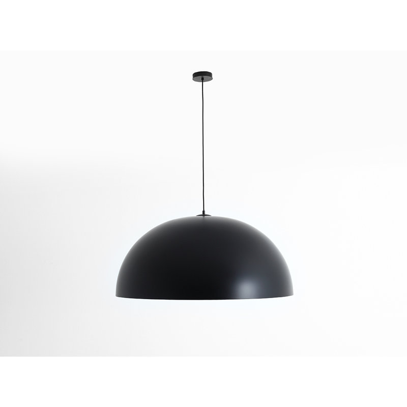 Willow 1 - Light Dome Pendant, Black, 125cm H x 90cm W x 90cm D