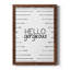 «Hello Gorgeous», art textuel sur toile-61336318-61336316