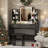 Greyden Vanity Set With LED Mirror & Built-in Outlets-1582080502