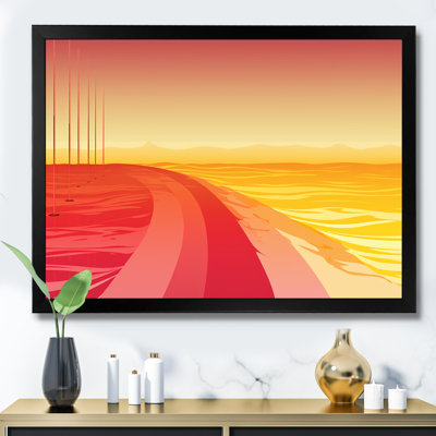 «Rose Luminous Evening Reverie II - Abstract Collages», art mural