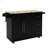 Kitchen Island With Spice Rack,Towel Rack And Extensible Solid Wood Table Top-15179884