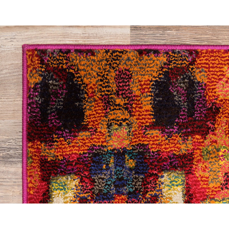 Meadow Geometric Multicolor Area Rug, Rectangle 10' x 13'