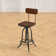 Fabron Swivel Counter Stool with Metal Frame