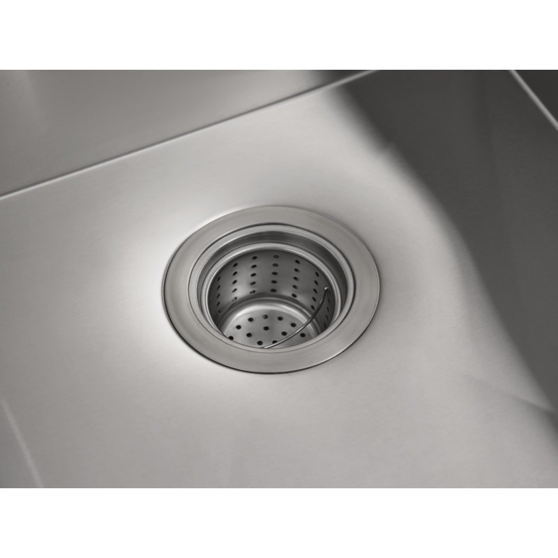 Évier à double cuve encastrable en acier inoxydable 33 po Luxe Chef