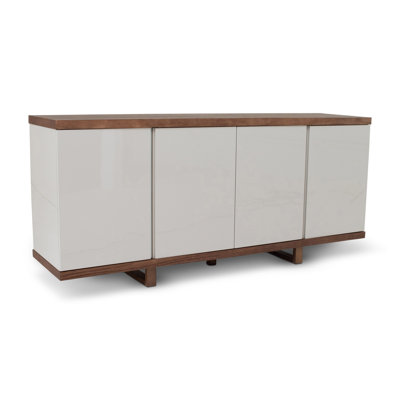 Modern Brazilian 71'' W Solid Wood Sideboard