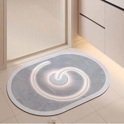 Decontamination Diatomaceous Earth Absorbent Bathroom Mat