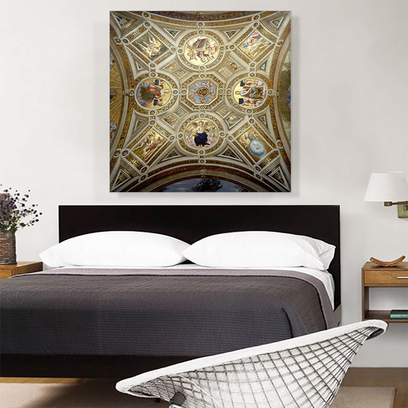 «Ceiling Done» par Raphael, reproduction d'art sur toile tendue, H 36 po x l 36 po x P 0,75 po