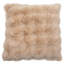 Ensemble de 2 coussins décoratifs en fausse fourrure ultra doux Nuage beige, 18 po x 18 po-124199362-124199364