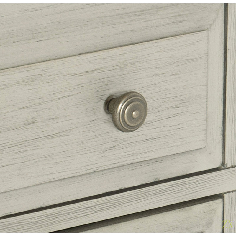 Table de chevet classique 1Pc avec 2X tiroirs et rangement