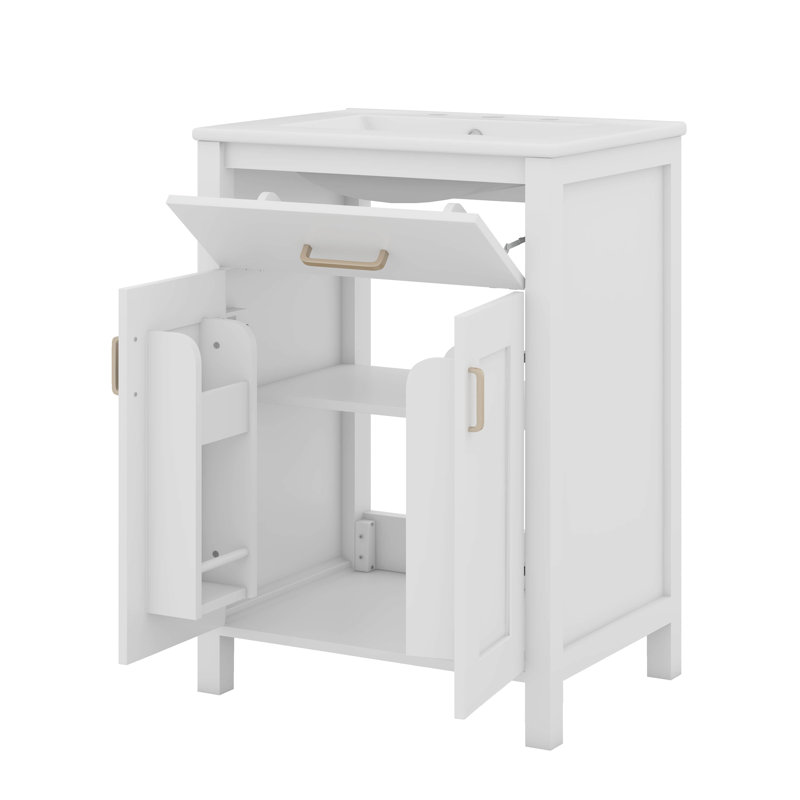 Bathroom Vanity Combo With Ceramic Sink